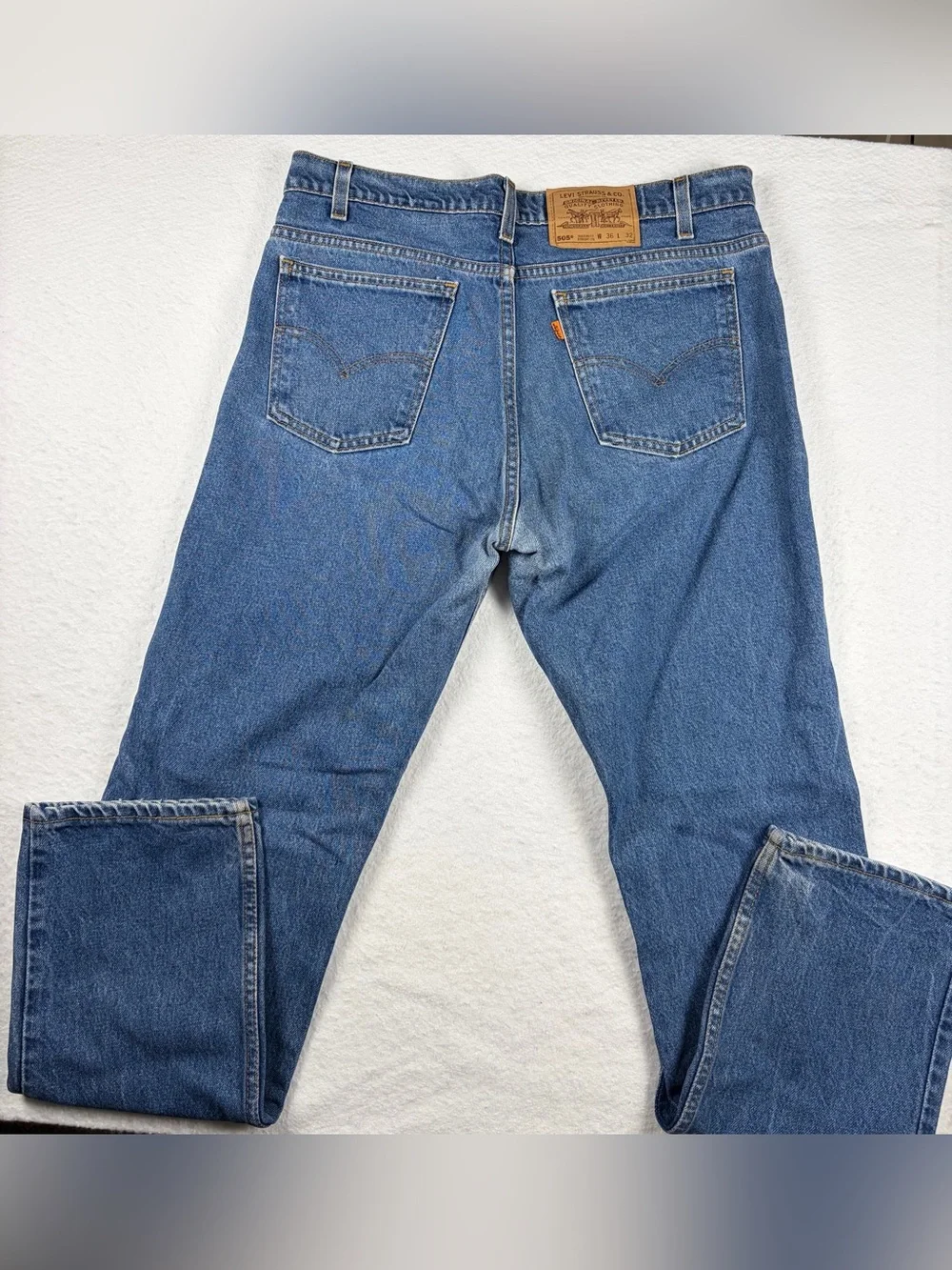 Vtg Levi’s 505 Orange Tab‎ Jeans W36 L32 Made in USA Valdosta 575 straight leg